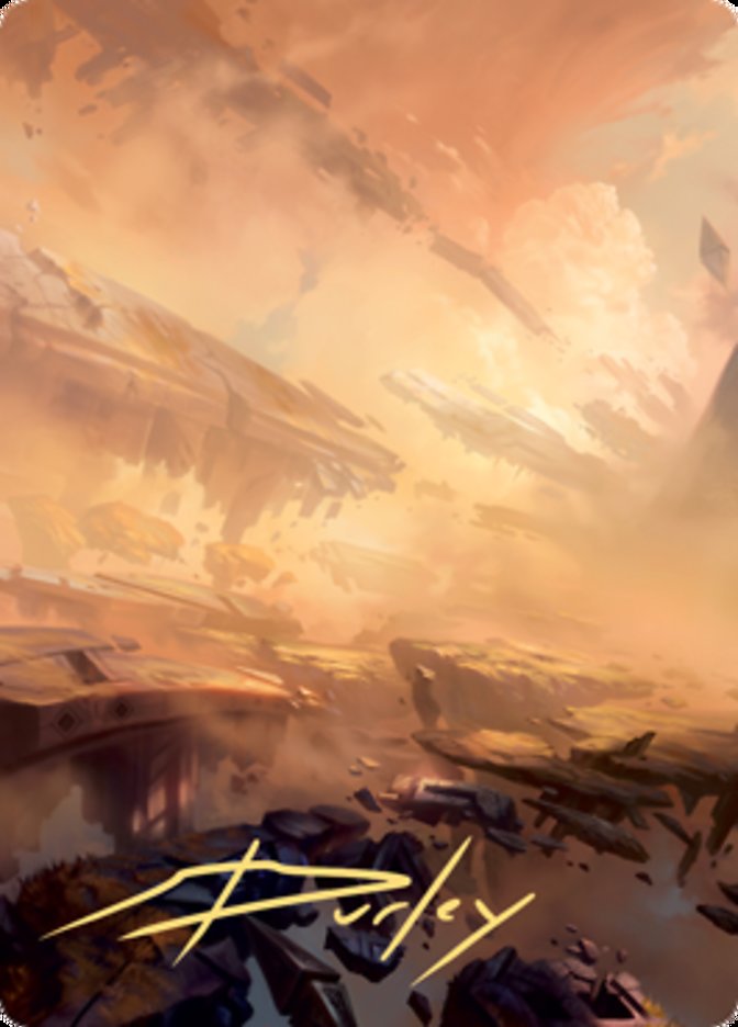Plains 1 Art Card (Gold-Stamped Signature) [Zendikar Rising Art Series] | L.A. Mood Comics and Games