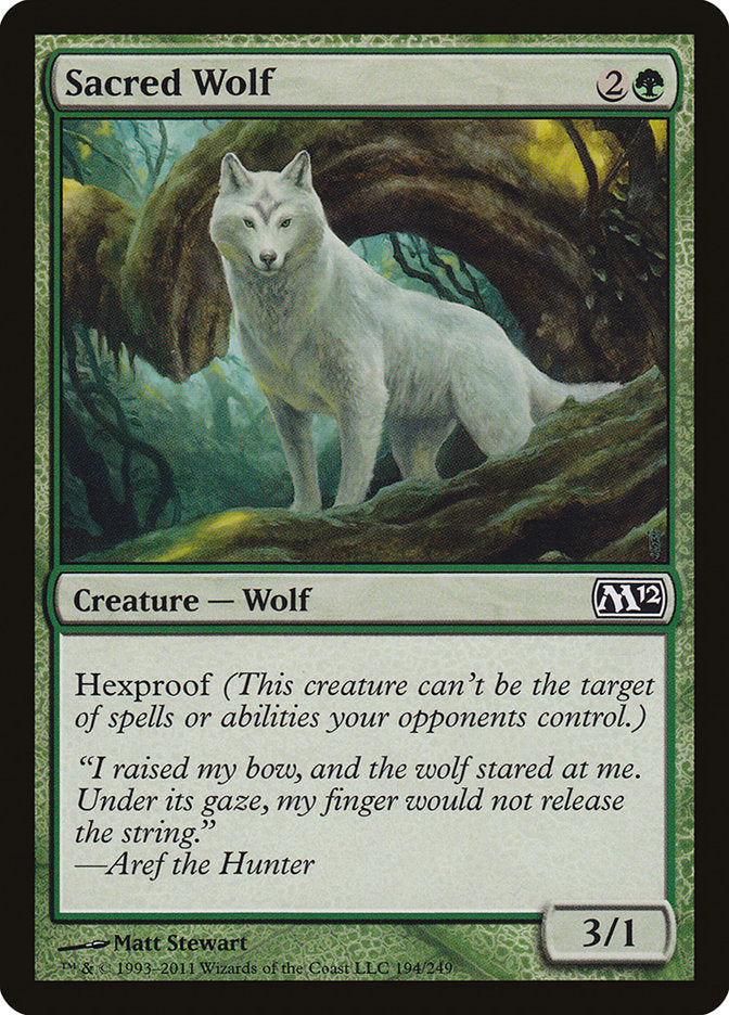 Sacred Wolf [Magic 2012] | L.A. Mood Comics and Games