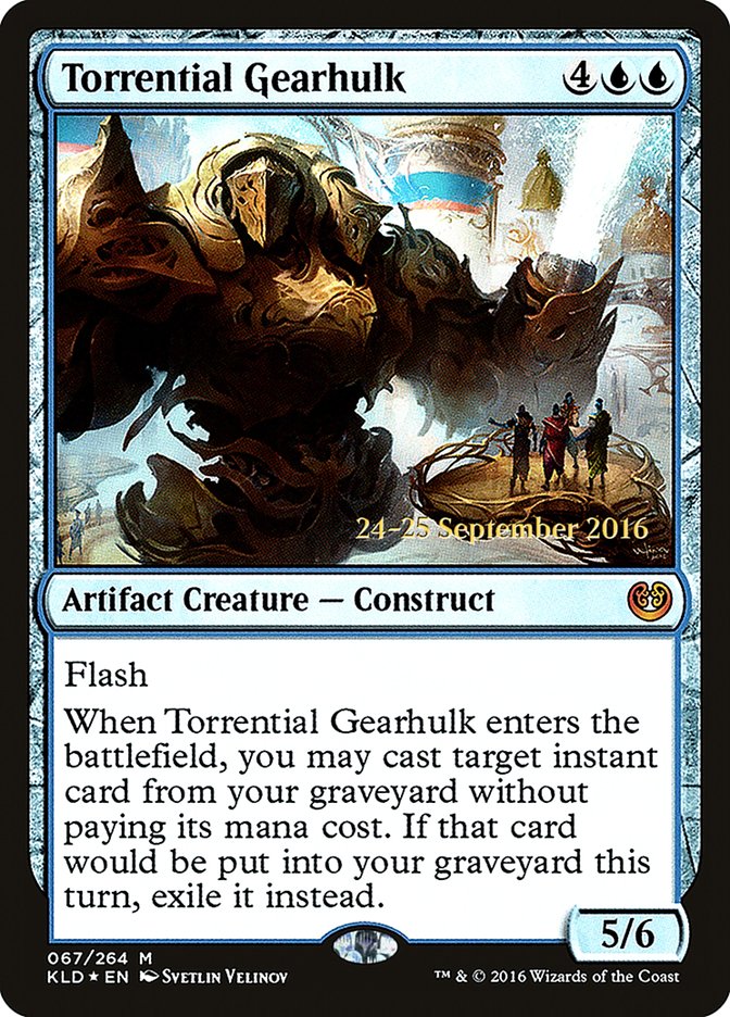 Torrential Gearhulk [Kaladesh Prerelease Promos] | L.A. Mood Comics and Games
