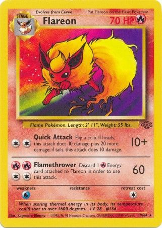 Flareon (19/64) [Jungle Unlimited] | L.A. Mood Comics and Games