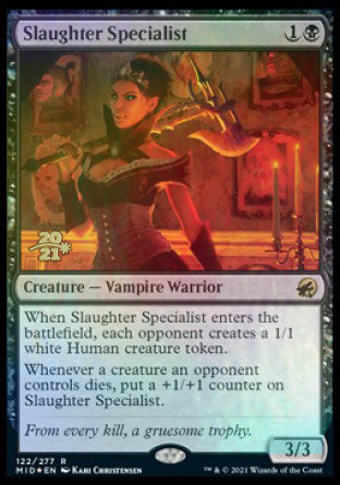 Slaughter Specialist [Innistrad: Midnight Hunt Prerelease Promos] | L.A. Mood Comics and Games