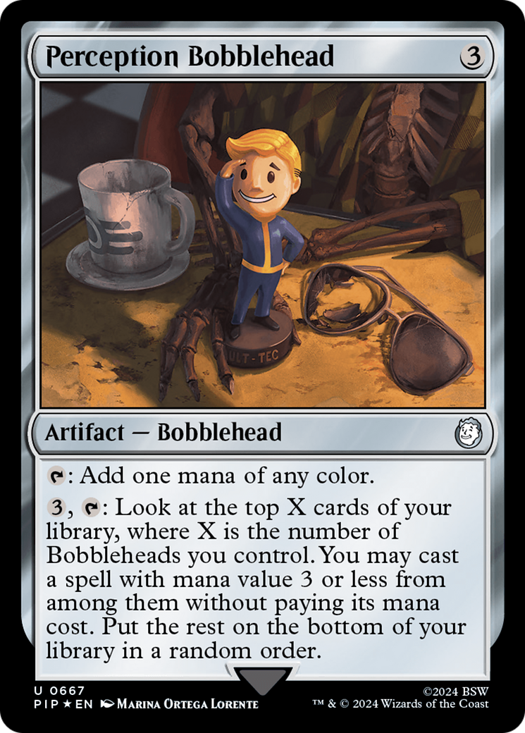 Perception Bobblehead (Surge Foil) [Fallout] | L.A. Mood Comics and Games