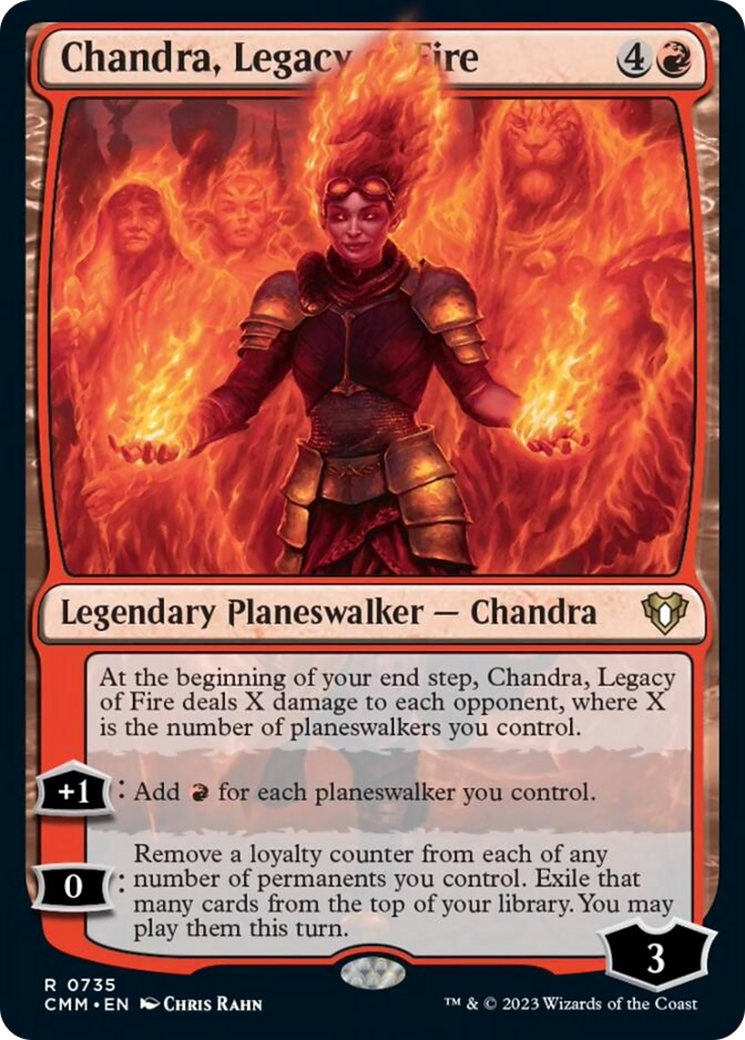 Chandra, Legacy of Fire [Commander Masters] | L.A. Mood Comics and Games