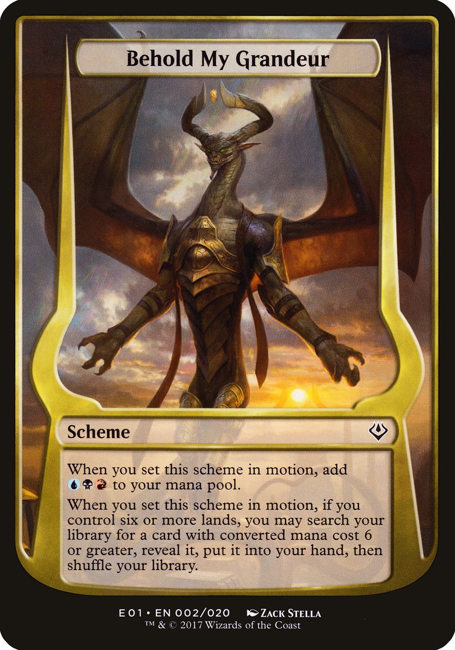 Behold My Grandeur (Schemes) [Archenemy: Nicol Bolas Schemes] | L.A. Mood Comics and Games