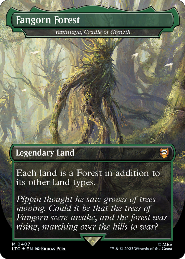 Fangorn Forest - Yavimaya, Cradle of Growth (Surge Foil Realms and Relics) [The Lord of the Rings: Tales of Middle-Earth Commander] | L.A. Mood Comics and Games