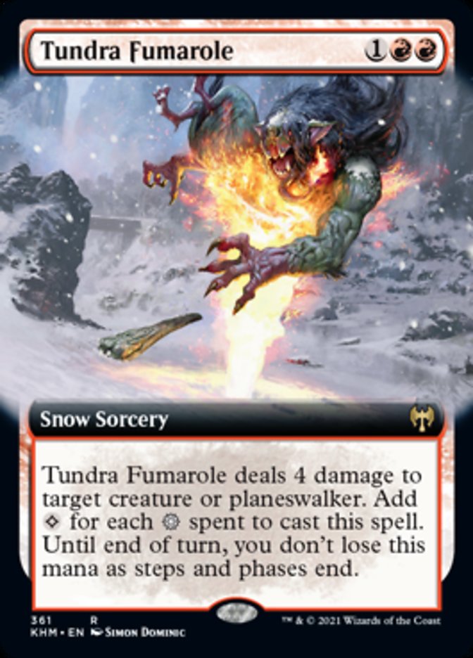 Tundra Fumarole (Extended Art) [Kaldheim] | L.A. Mood Comics and Games