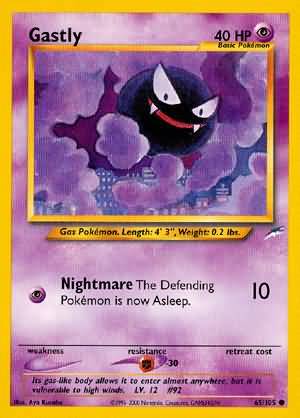 Gastly (65/105) [Neo Destiny Unlimited] | L.A. Mood Comics and Games