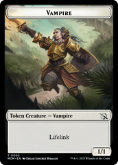 Elemental (9) // Vampire Double-Sided Token [March of the Machine Tokens] | L.A. Mood Comics and Games