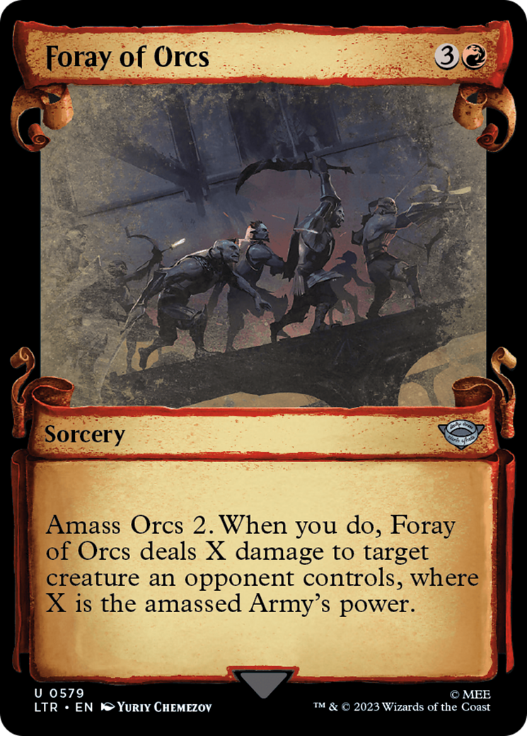Foray of Orcs [The Lord of the Rings: Tales of Middle-Earth Showcase Scrolls] | L.A. Mood Comics and Games