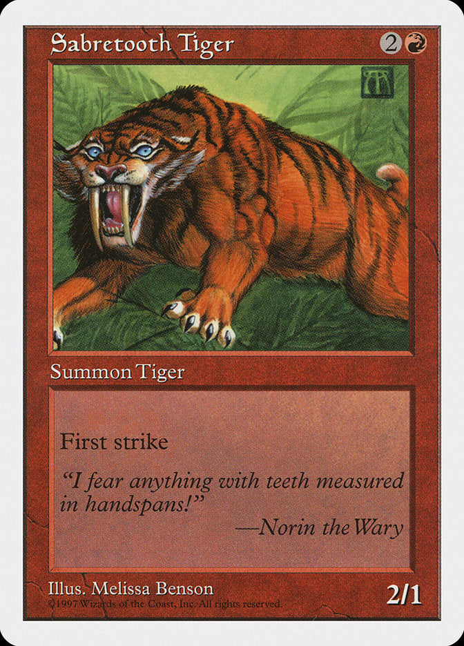 Sabretooth Tiger [Fifth Edition] | L.A. Mood Comics and Games