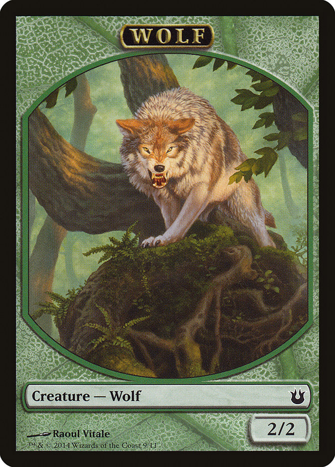 Wolf Token [Born of the Gods Tokens] | L.A. Mood Comics and Games