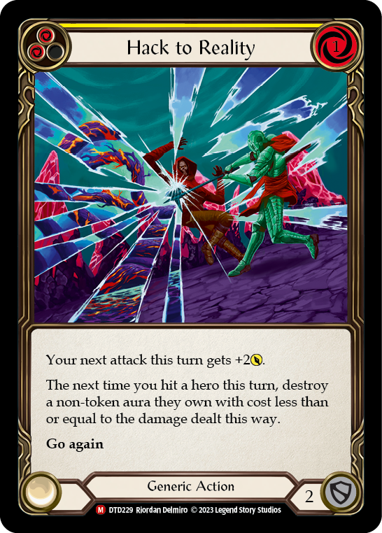 Hack to Reality [DTD229] (Dusk Till Dawn)  Rainbow Foil | L.A. Mood Comics and Games