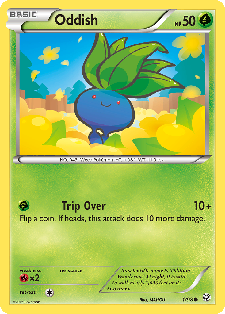 Oddish (1/98) [XY: Ancient Origins] | L.A. Mood Comics and Games