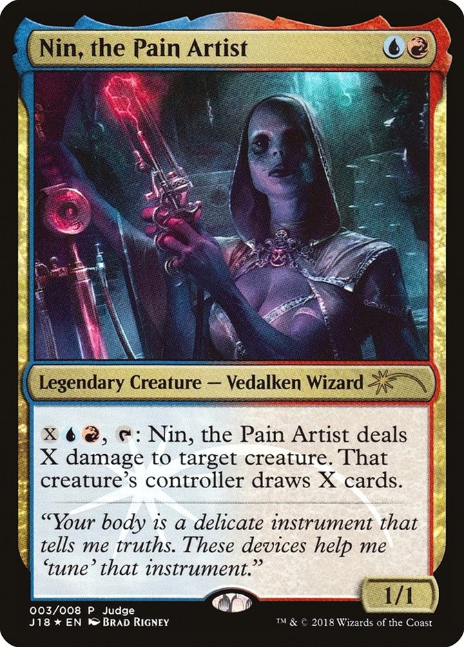 Nin, the Pain Artist [Judge Gift Cards 2018] | L.A. Mood Comics and Games