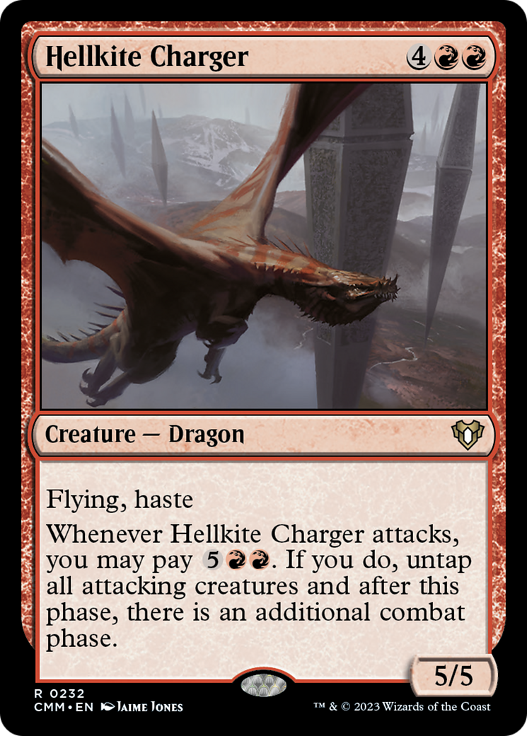 Hellkite Charger (Foil Etched) [Commander Masters] | L.A. Mood Comics and Games