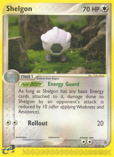 Shelgon (41/97) [EX: Dragon] | L.A. Mood Comics and Games