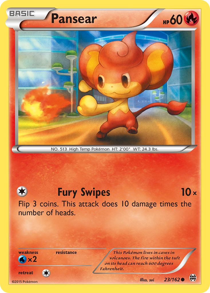 Pansear (23/162) [XY: BREAKthrough] | L.A. Mood Comics and Games