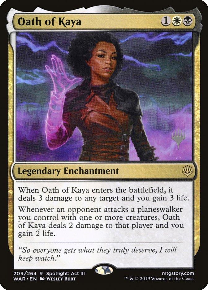 Oath of Kaya (Promo Pack) [War of the Spark Promos] | L.A. Mood Comics and Games