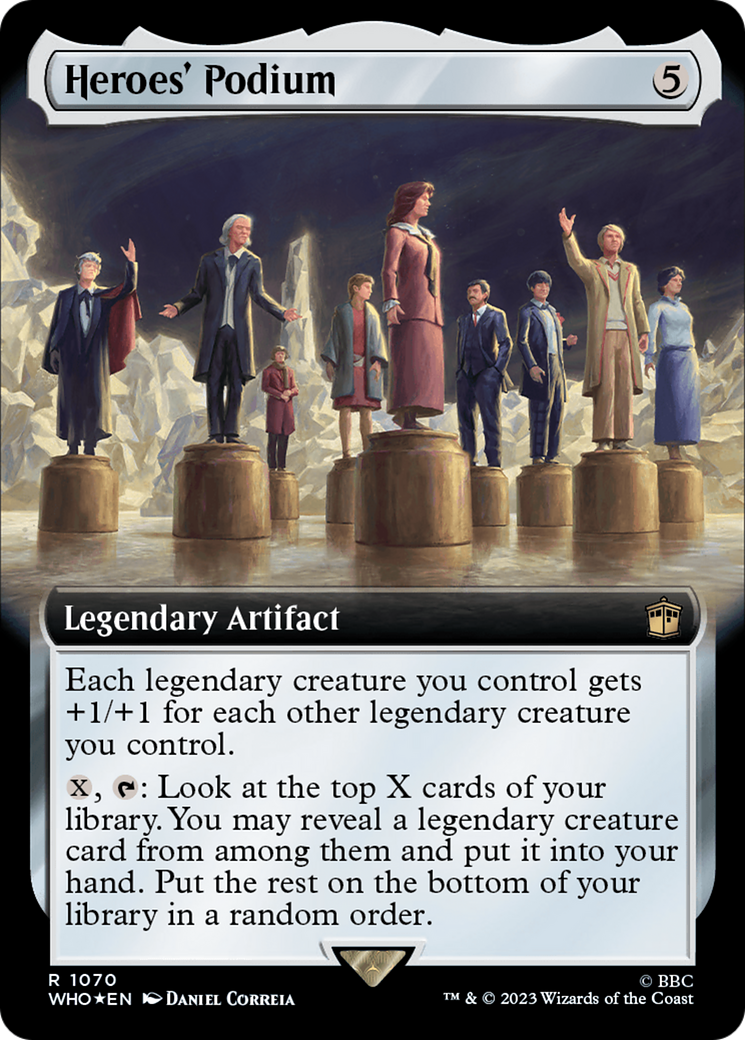 Heroes' Podium (Extended Art) (Surge Foil) [Doctor Who] | L.A. Mood Comics and Games