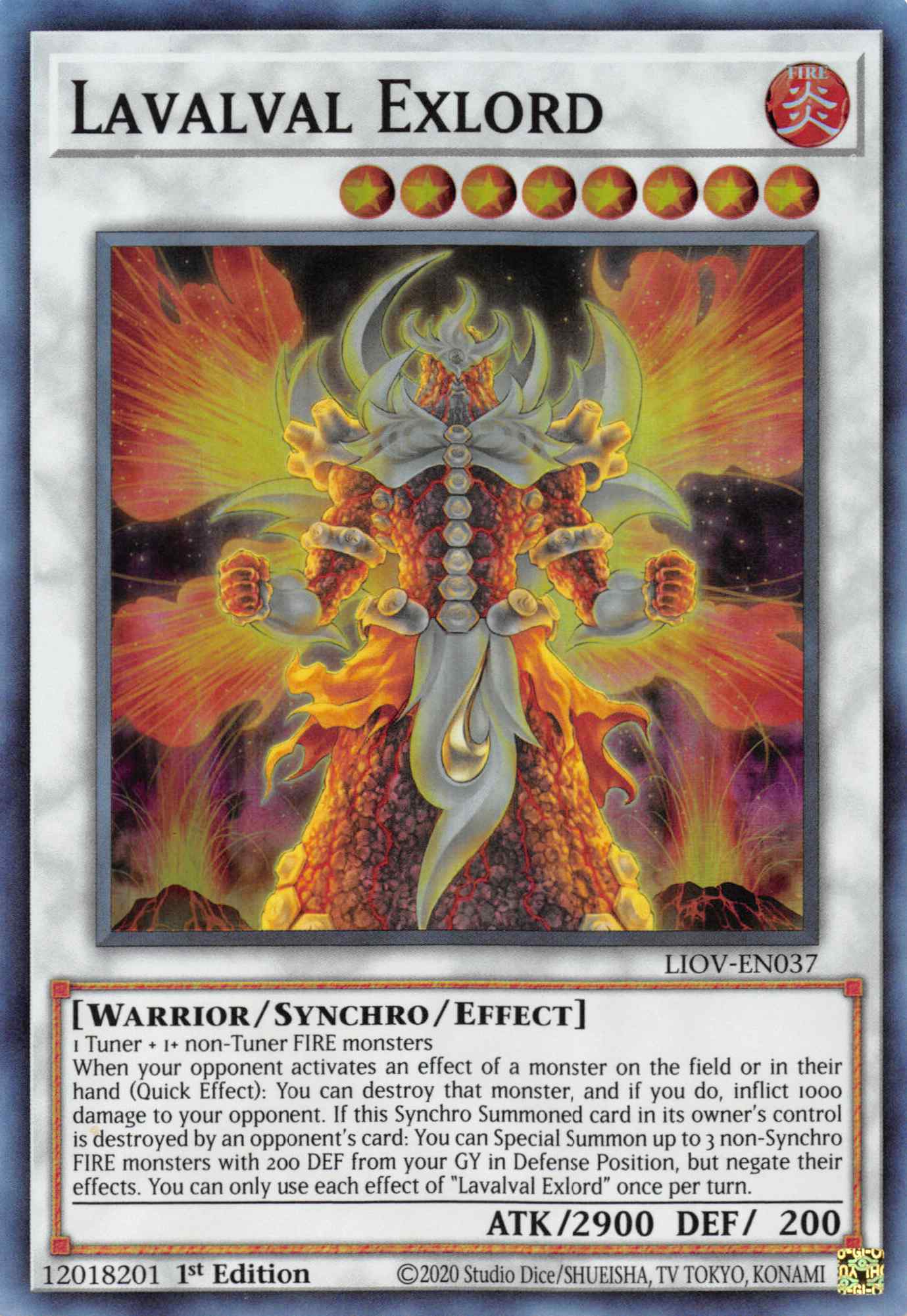 Lavalval Exlord [LIOV-EN037] Super Rare | L.A. Mood Comics and Games