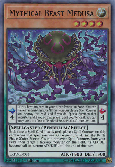 Mythical Beast Medusa [EXFO-EN024] Super Rare | L.A. Mood Comics and Games