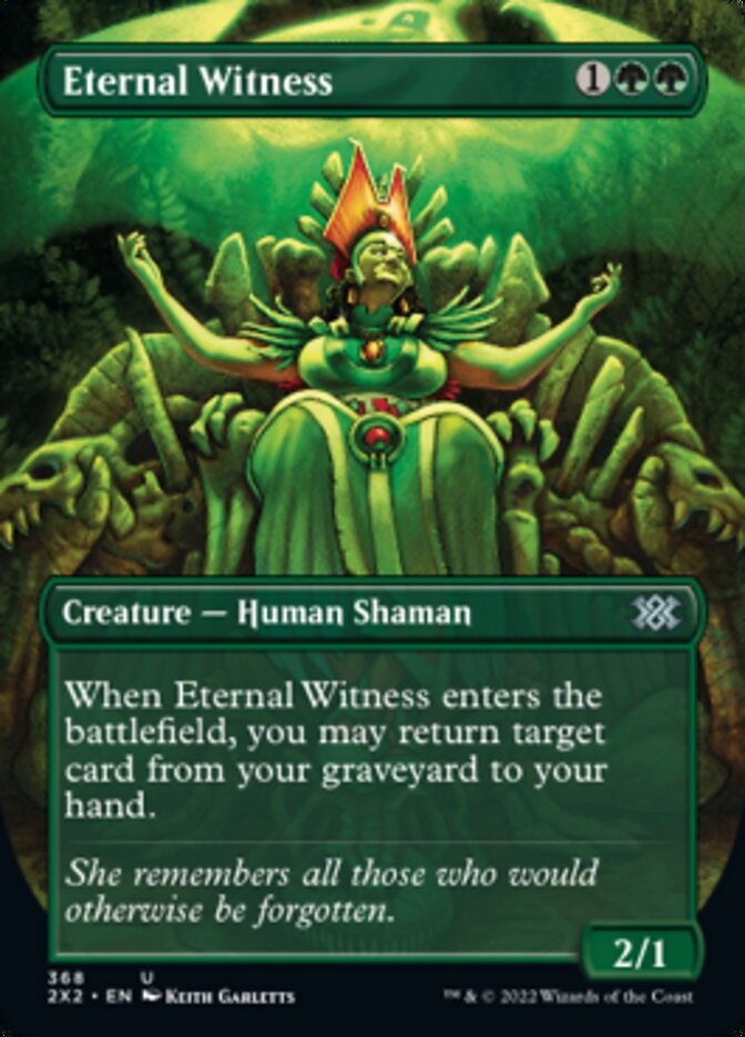 Eternal Witness (Borderless Alternate Art) [Double Masters 2022] | L.A. Mood Comics and Games