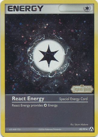 React Energy (82/92) (Stamped) [EX: Legend Maker] | L.A. Mood Comics and Games