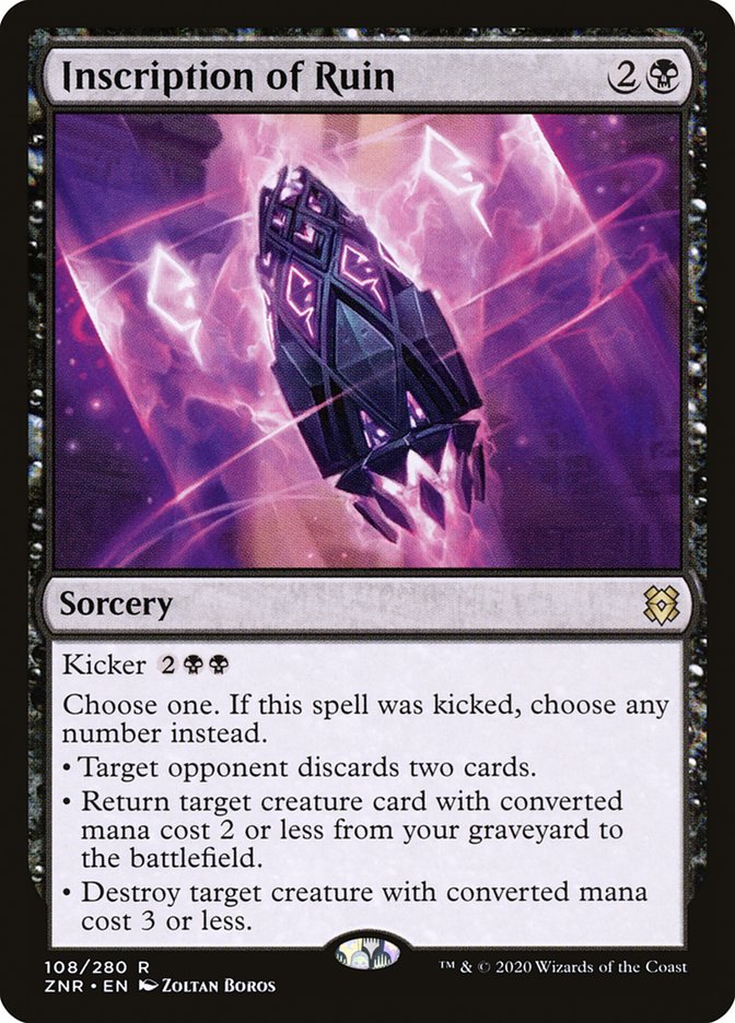 Inscription of Ruin [Zendikar Rising] | L.A. Mood Comics and Games