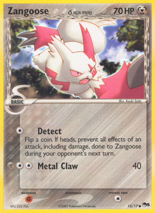 Zangoose (15/17) (Delta Species) [POP Series 5] | L.A. Mood Comics and Games