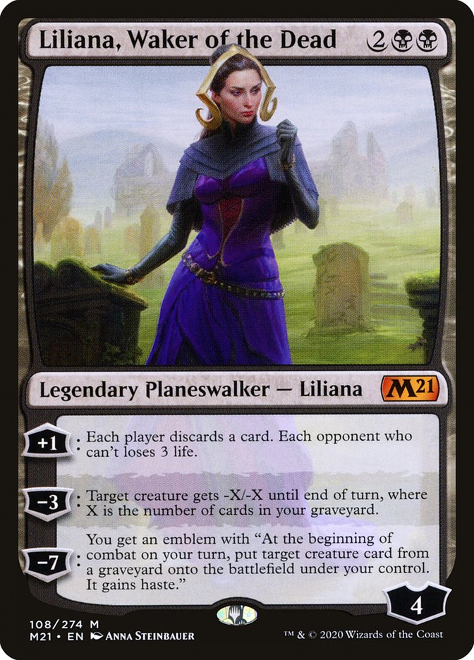 Liliana, Waker of the Dead [Core Set 2021] | L.A. Mood Comics and Games