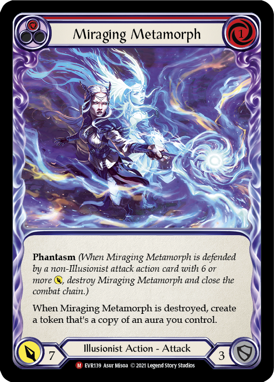 Miraging Metamorph [EVR139] (Everfest)  1st Edition Rainbow Foil | L.A. Mood Comics and Games