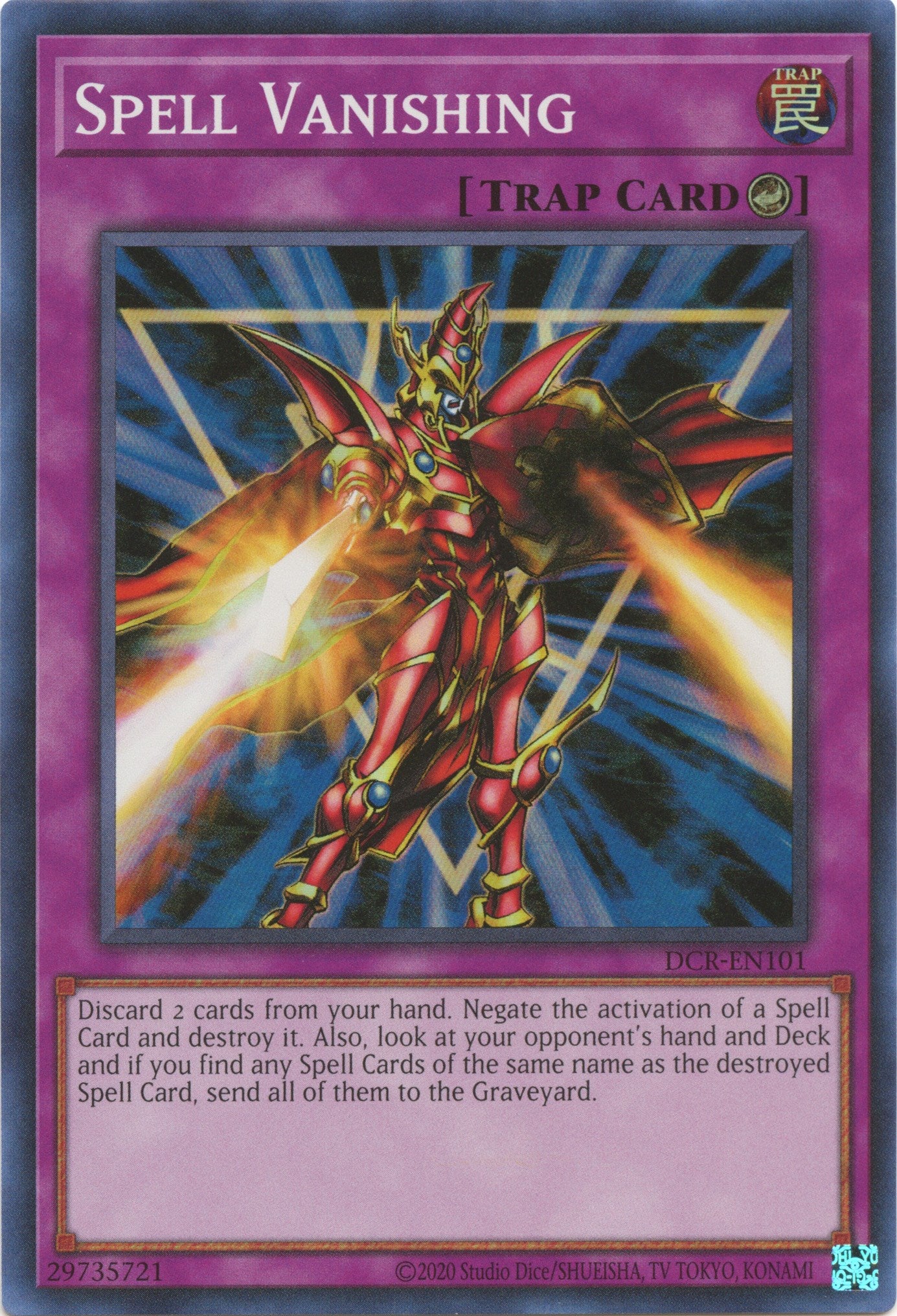 Spell Vanishing (25th Anniversary) [DCR-EN101] Super Rare | L.A. Mood Comics and Games