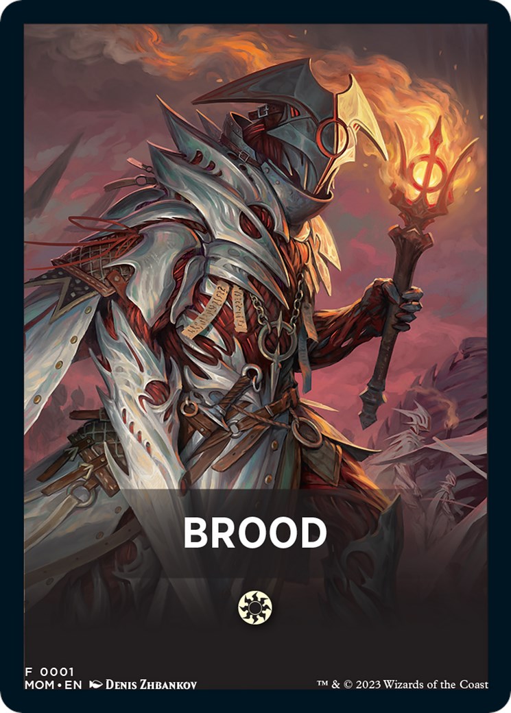 Brood Theme Card [March of the Machine Tokens] | L.A. Mood Comics and Games