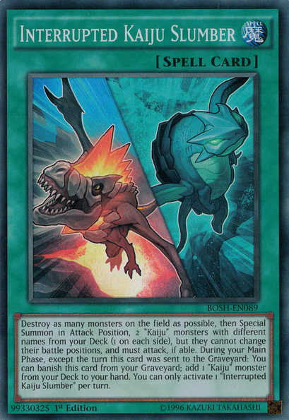 Interrupted Kaiju Slumber [BOSH-EN089] Super Rare | L.A. Mood Comics and Games