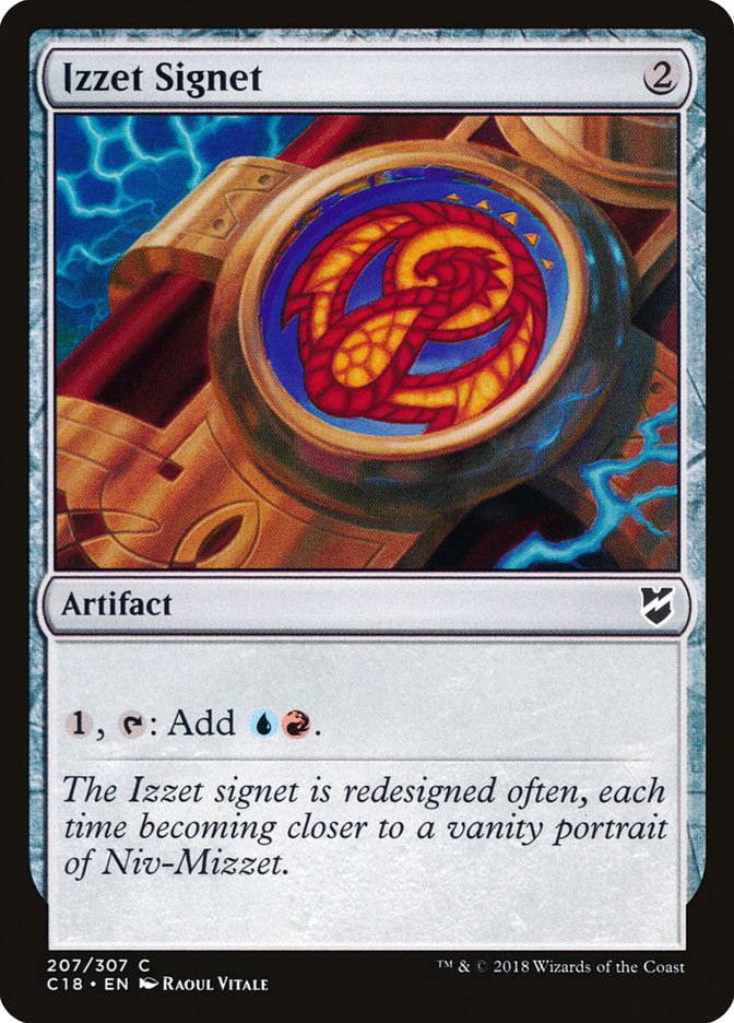 Izzet Signet [Commander 2018] | L.A. Mood Comics and Games