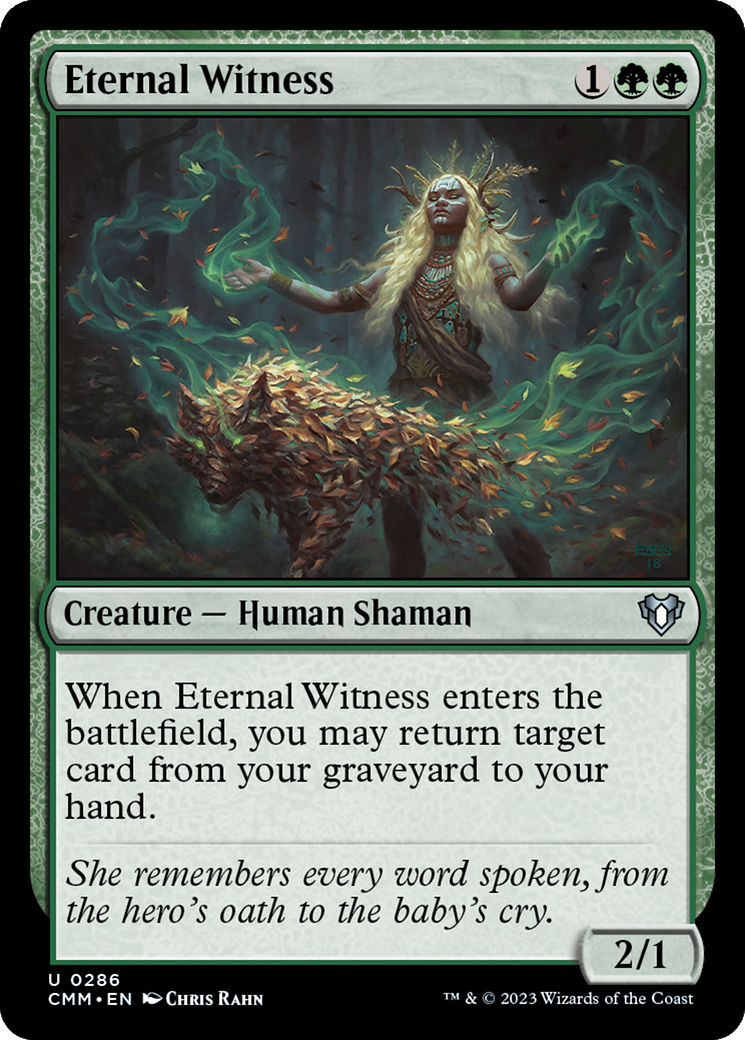 Eternal Witness [Commander Masters] | L.A. Mood Comics and Games