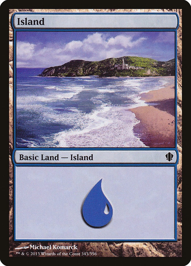 Island (343) [Commander 2013] | L.A. Mood Comics and Games
