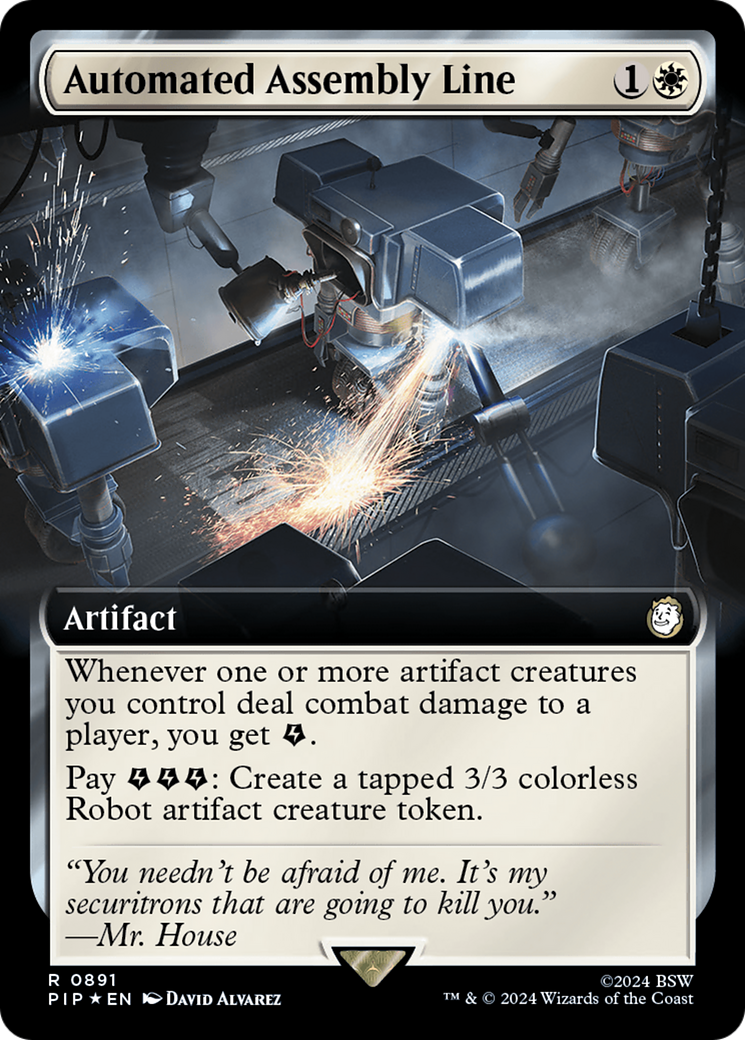 Automated Assembly Line (Extended Art) (Surge Foil) [Fallout] | L.A. Mood Comics and Games
