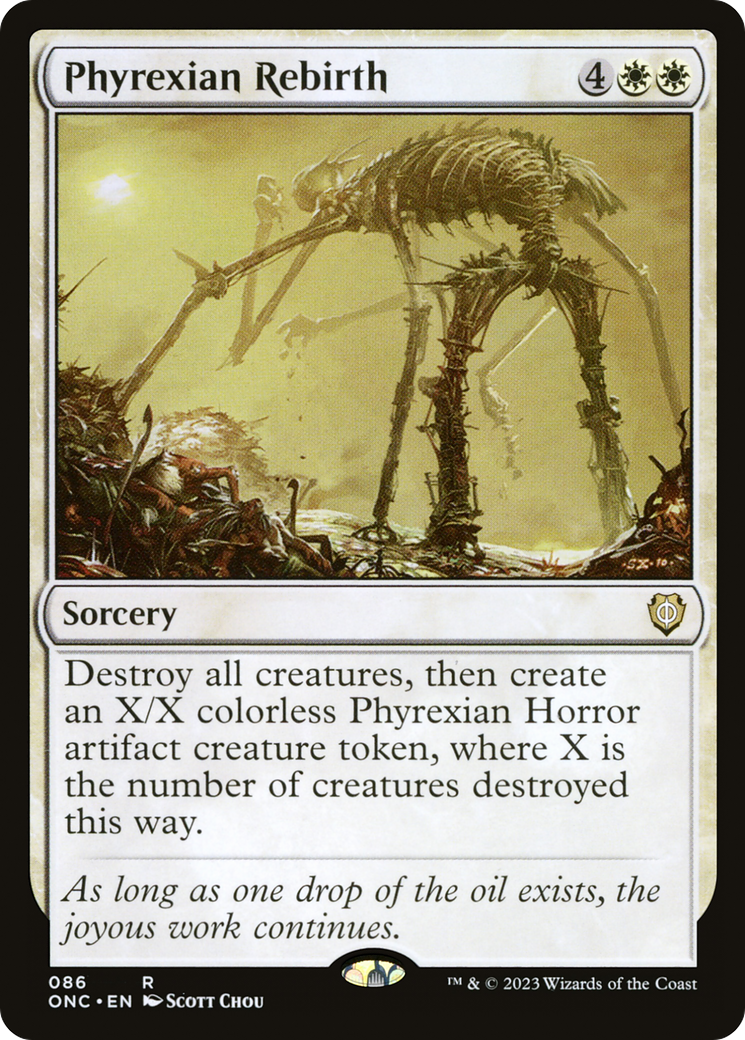 Phyrexian Rebirth [Phyrexia: All Will Be One Commander] | L.A. Mood Comics and Games