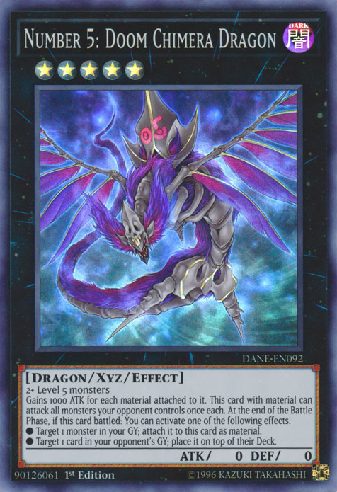 Number 5: Doom Chimera Dragon [DANE-EN092] Super Rare | L.A. Mood Comics and Games