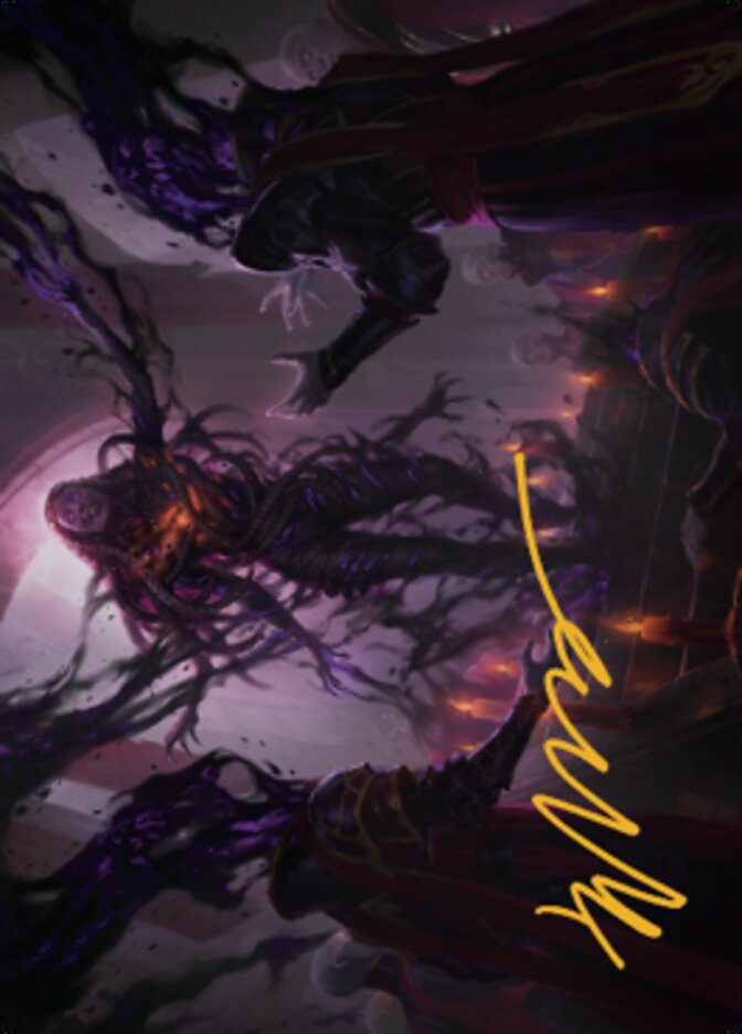 Braids, Arisen Nightmare Art Card 1 (Gold-Stamped Signature) [Dominaria United Art Series] | L.A. Mood Comics and Games