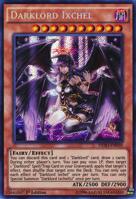 Darklord Ixchel [DESO-EN030] Secret Rare | L.A. Mood Comics and Games