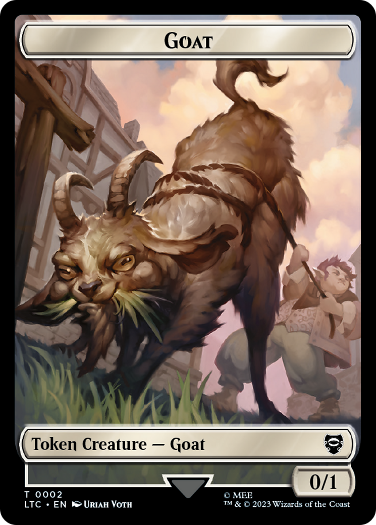 Bird // Goat Token [The Lord of the Rings: Tales of Middle-Earth Commander Tokens] | L.A. Mood Comics and Games