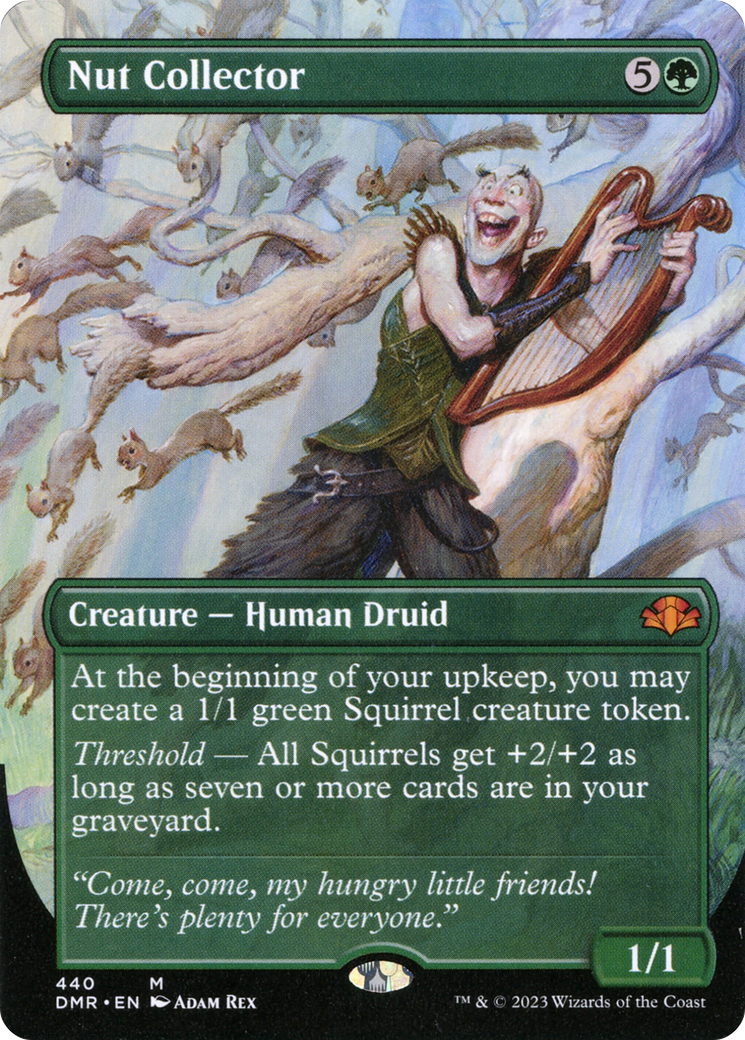 Nut Collector (Borderless Alternate Art) [Dominaria Remastered] | L.A. Mood Comics and Games