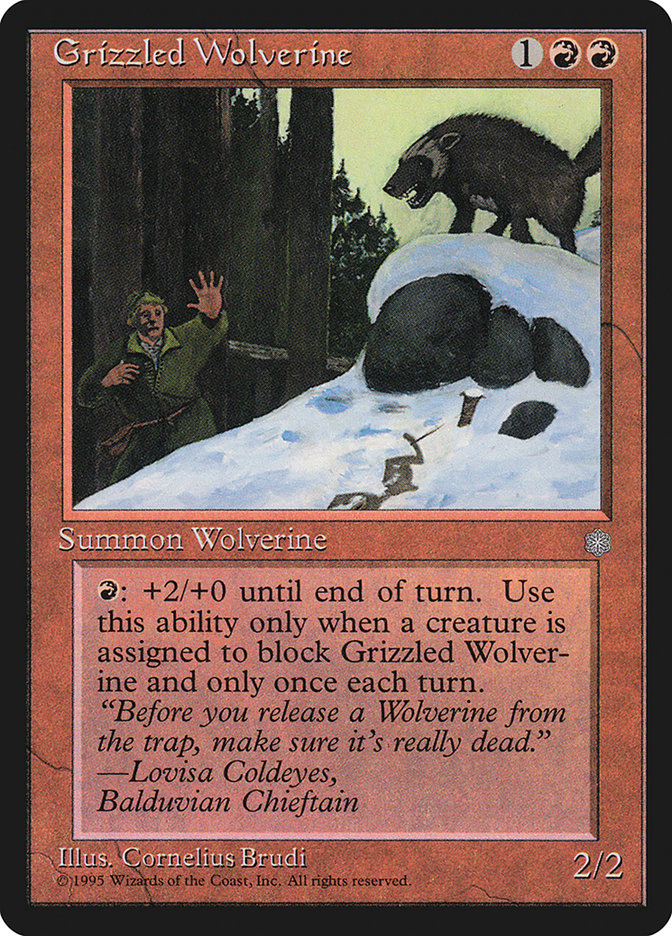 Grizzled Wolverine [Ice Age] | L.A. Mood Comics and Games