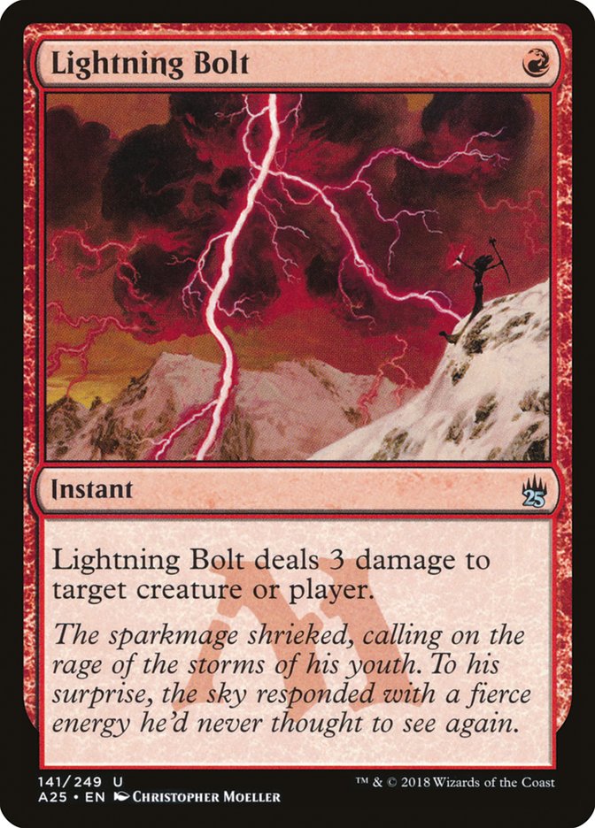 Lightning Bolt [Masters 25] | L.A. Mood Comics and Games