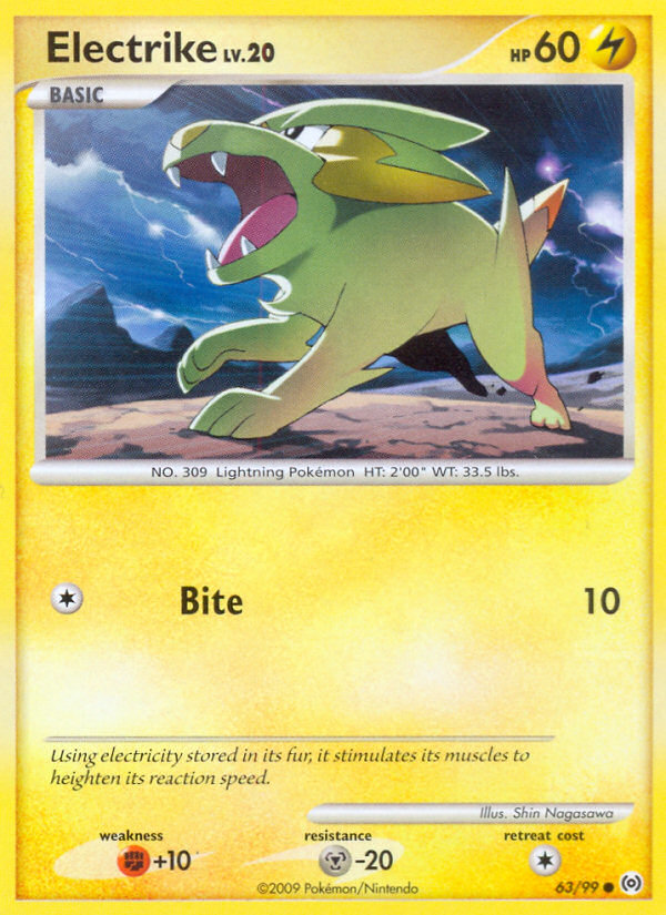 Electrike (63/99) [Platinum: Arceus] | L.A. Mood Comics and Games