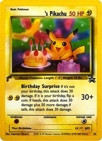 Pikachu (24) (Birthday) [Pikachu World Collection Promos] | L.A. Mood Comics and Games