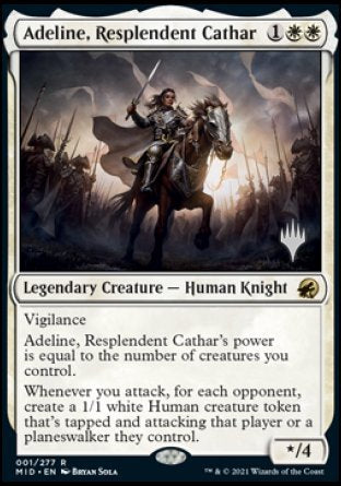 Adeline, Resplendent Cathar (Promo Pack) [Innistrad: Midnight Hunt Promos] | L.A. Mood Comics and Games