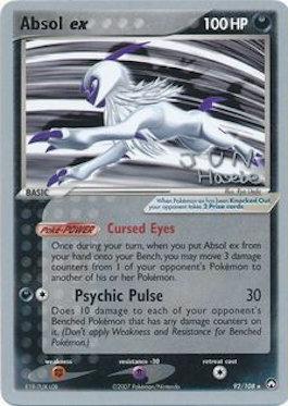 Absol ex (92/108) (Flyvees - Jun Hasebe) [World Championships 2007] | L.A. Mood Comics and Games